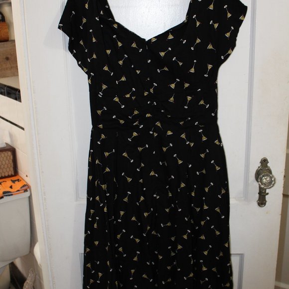 Modcloth Martini Print Cocktail Dress - Picture 5 of 5